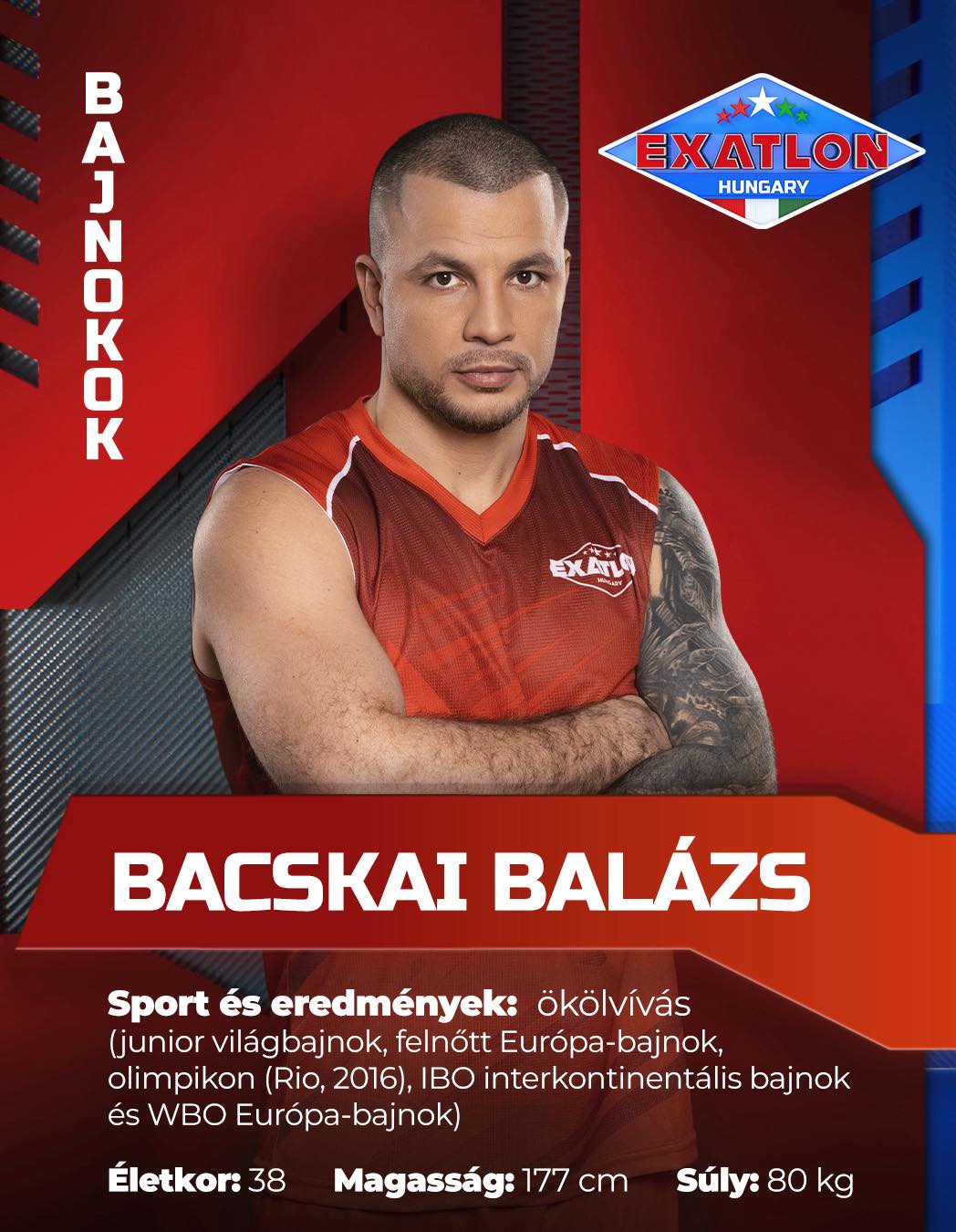 Bacskai Balázs Exatlon adatlap