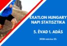 exatlon napi statisztika 5. évad 1. adás