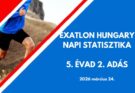 exatlon 2026 napi statisztika 5. évad 2. adás