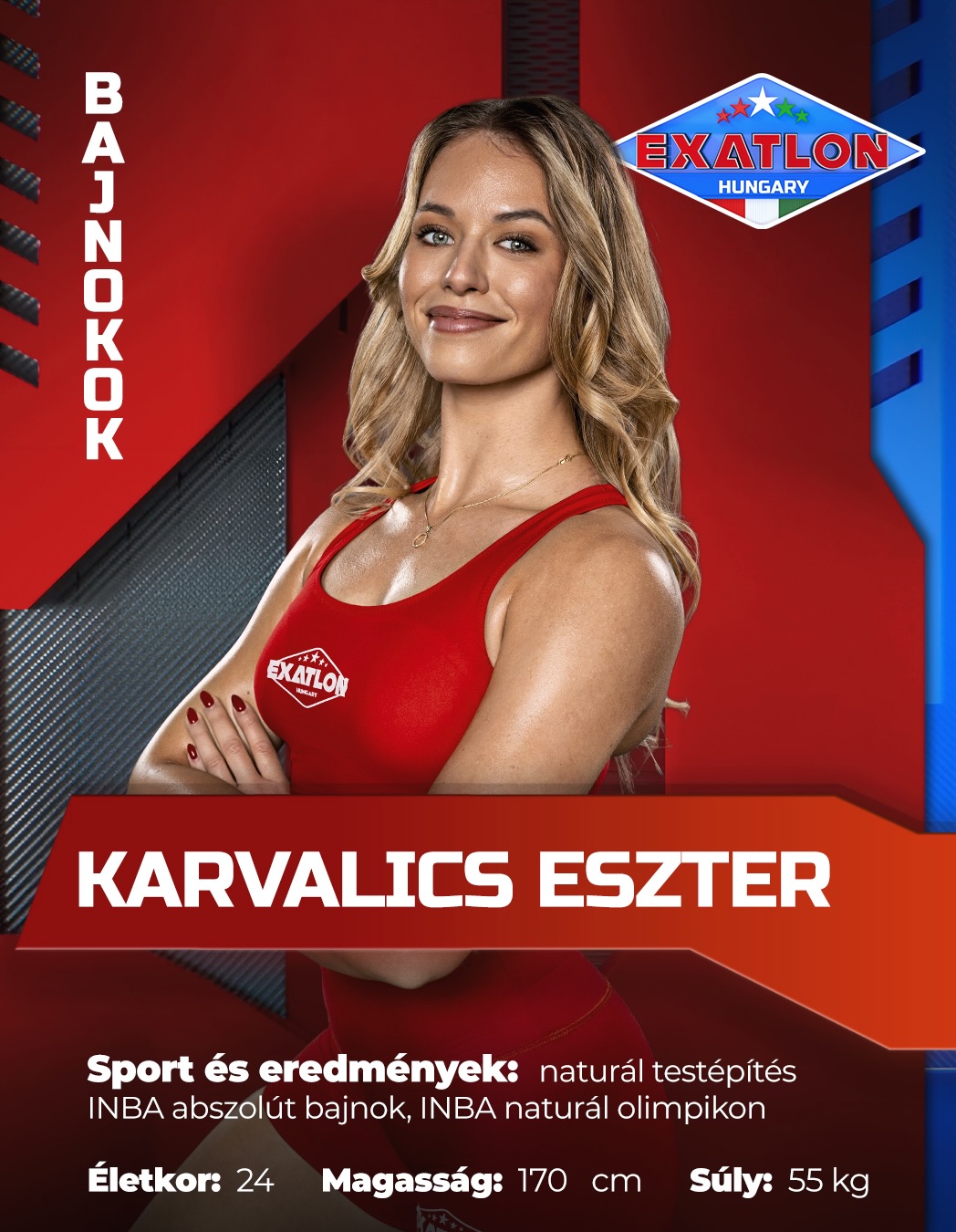Karvalics Eszter Exatlon adatlap