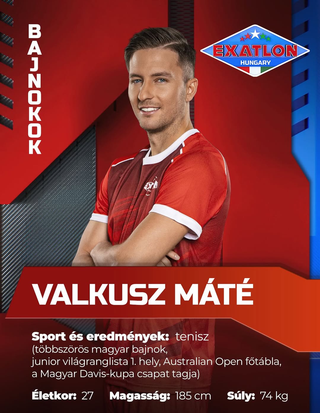 Valkusz Máté Exatlon adatlap